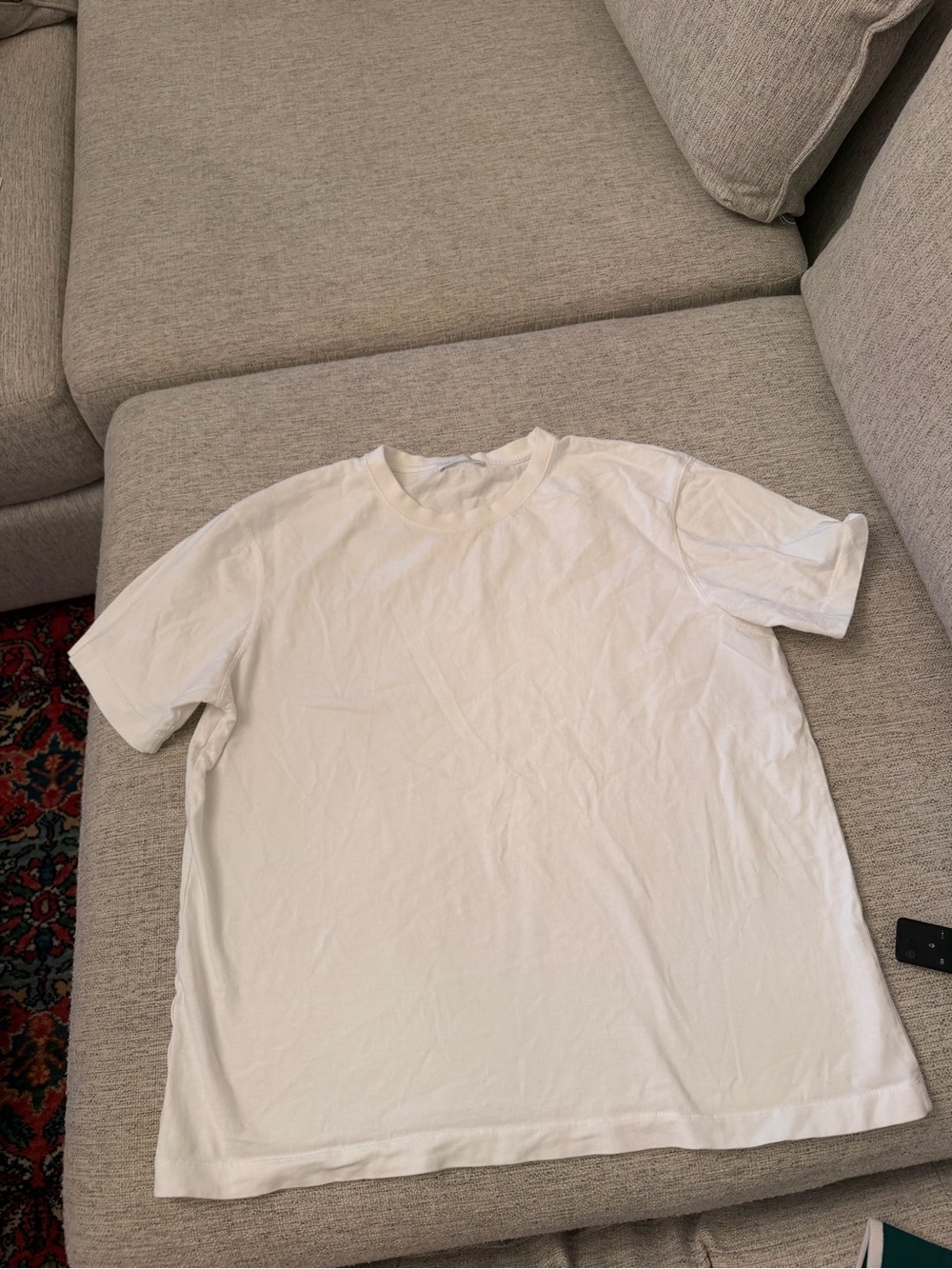 Zara White Short Sleeve Crew T-Shirt